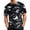 #03 Dark Gray, variant on Halloween Tops for Men Horror Skull Graphic Printed Tees Short Sleeve Crew Neck Classic Fit Festive Shirts Stretchy Casual Tops,3XL,Gray