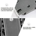 thumbnail image 3 of IMIKEYA Mute Rail Cabinet Drawer Slide ABS Plastic Silver White 1 Set, 3 of 6