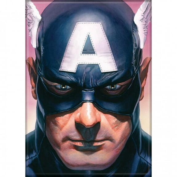 Marvel Comics Avengers Captain America Character Portrait Magnet Blue 2.5" x3"