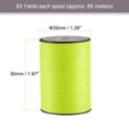 thumbnail image 2 of Unique Bargains Thin Waxed Thread 93 Yards 0.65mm Polyester String Cord for Machine Sewing Hand Quilting Weaving, Green Yellow, 2 of 5