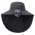 thumbnail image 2 of Solar Fan Hat - Wide Brim Sun Hat with Solar Powered Cooling Fan for Outdoor Activities - UV Protection Fishing, Hiking, Camping Hat for Men & Women, 2 of 4