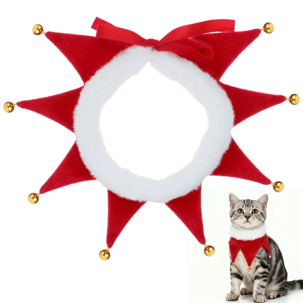 Collar de perros de Navidad con collares clásicos de campana collares navideños para gatos mascotas de perros