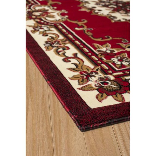 United Weavers 950 10630 24 1 ft. 10 in. x 3 ft. Cafe Demitasse Accent Rug, Red