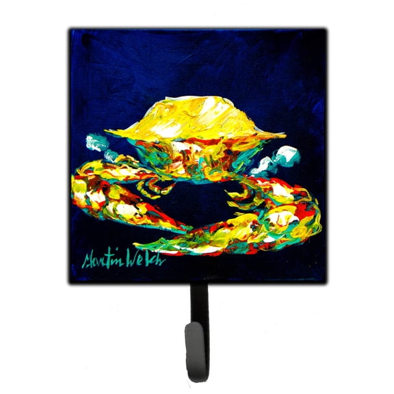 Carolines Treasures MW1077SH4 Crab Whitney Leash or Key Holder 7Hx4.25W multicolor