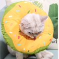 thumbnail image 4 of Recovery Collar Pet Cat Recovery Collar Pattern Soft Cotton Pet Cone Collar for After Surgery Small Dog Cat Protective Collar (Size : S), 4 of 5