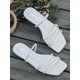 thumbnail image 2 of Women Minimalist Slide Sandals, Elegant Summer Flat Sandals, 2 of 4