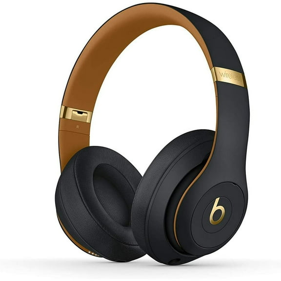 Restored Beats Studio3 Wireless Headphones - Midnight Black - MTQW2LL/A (Refurbished)