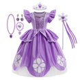 thumbnail image 1 of Disfraz de Sofía para niñas, primer vestido de princesa para fiesta de cumpleaños, vestidos de graduación Fivean unisex, 1 of 2