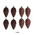 thumbnail image 3 of Guardoinrt 8pieces Add Festive Touch With Pine Cones Pendant For Tree Decoration Plastic Pine Tree Hanging ABS Plastic Pine Cones Coffee 1Set, 3 of 5
