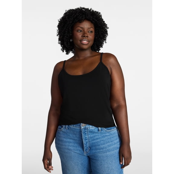 Terra & Sky Women's Plus Size Cami Top, Size 0X-5X
