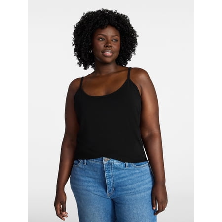 Terra & Sky Women's Plus Size Cami Top, Size 0X-5X