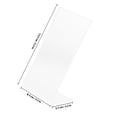 thumbnail image 2 of BRIGHTFUFU 3 Pcs Clear Table Tent Holder Acrylic Stand For Spiritual Settings At Home, 2 of 8