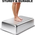 thumbnail image 3 of Stainless Steel Litter Box 2 Pack, 17"x13"x4"(Height) Medium to Large Cat Litter Box Easy Clean, Non Stick Metal Litters Boxes No Smell for Full-Grown Cats or Kitty/Kitten, 3 of 7