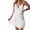 White, variant on Abcnature Summer Dresses for Women 2022, Women's Beach Casual Dresses Female White Suspender Ruffle Mini Dress, V-neck Skirt, Holiday Dresses Mini Sundresses White L