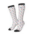 thumbnail image 2 of Fotbe Sea Turtle print Women's Men's Novelty Crew Socks Cotton Socks Knee High Socks for Walking,Running,Nurses,Pregnancy, 2 of 9