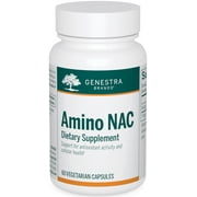 Genestra Brands - Amino NAC - Vegan N-Acetyl-L-Cysteine Formula - 60 Capsules