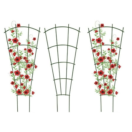 FACEGA 3Pcs Trellis for Climbing Plants Outdoor,Sturdy Garden Trellis,Decorative Garden Trellis for Climbing Plants