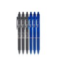 thumbnail image 1 of Set de 6 bolígrafos de gel FriXion Clicker Advantage Gifts, negro y azul, 1 of 9