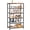 Rustic Brown, variant on 5 Tiers Shoe Rack Organizer,23" Shoe Storage Shelf for Closet, Shoe Rack for Entryway, Each Tier Fits 3 Pairs, Shoe Stand with Metal Shelves and MDF Top Board, Washed Gray