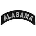 thumbnail image 2 of Patch, Small Embroidered Rocker (Iron-On or Sew-On), Alabama State Patch, 4" x 1.75" Arch, 2 of 4