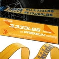thumbnail image 6 of KODIAK STRAPS Adjustable Vehicle Tire Tie Down Straps Kit 4pk Heavy Duty Tire Straps with Snap Hooks lbs. Working Load 3333 lbs. Lasso 4 x Tow Strap Kit for Car, Truck, ATV Towing Accessories, 6 of 9