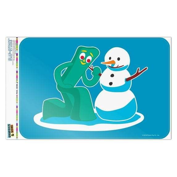 Gumby Making A Snowman Home Business Office Sign