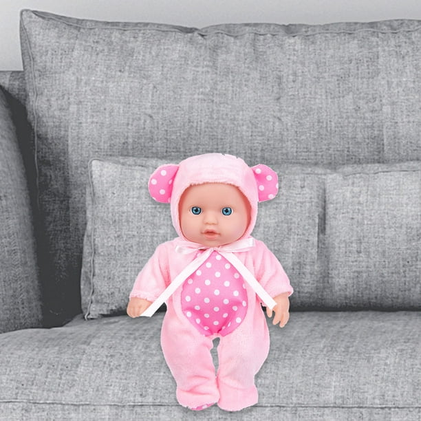 Muñeca Reborn de niña de silicona realista con muñecas blandas de ojos grandes, juguete para regalo de niños