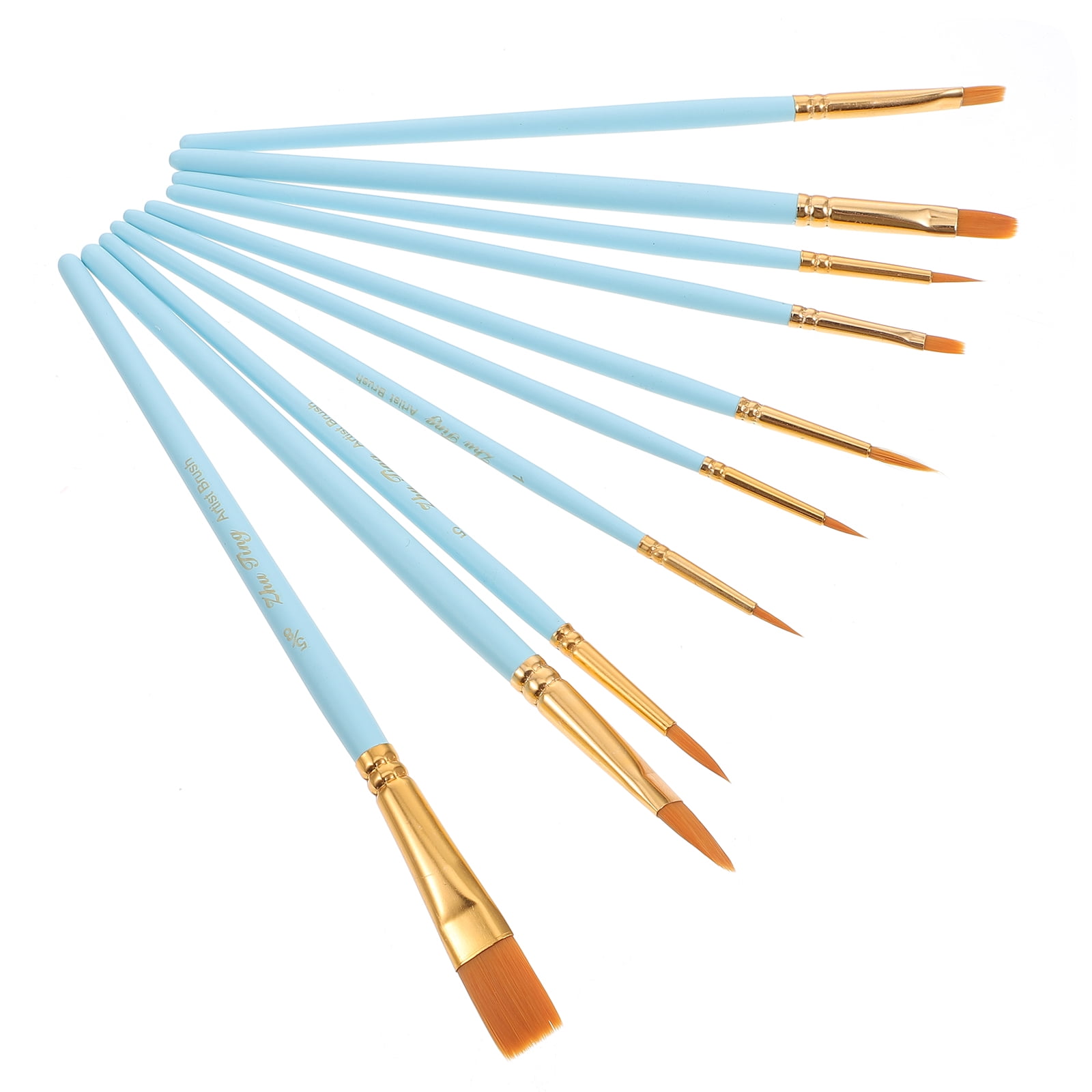 Paint Brushes Set,110Pcs Nylon Hair Brushes for Acrylic Oil Watercolor –  WoodArtSupply
