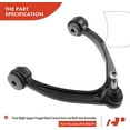 thumbnail image 6 of A-Premium 4Pcs Front Suspension Kit Upper Control Arm Ball Joint Compatible with Chevrolet Silverado 1500 Tahoe Suburban 1500 Avalanche GMC Sierra 1500 Yukon/Yukon XL 1500 Cadillac Escalade ESV/EXT, 6 of 9