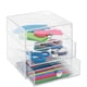 thumbnail image 5 of Caja organizadora de maquillaje AJIODA con 3 cajones acrílicos, 5 of 7