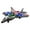 #035-Red, variant on Meggemo Shatterproof Foam RC Aircraft - Long-Lasting Drone with LED Lights, Remote-Controlled Fighter Model for Indoor/Outdoor Flying & Holiday Gifts