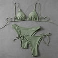 thumbnail image 4 of Wowcloth Women's Bikini, Fashion Casual Solid Color 3-Piece Separate Set, Swimwear for Beach and Pool, 4 of 5