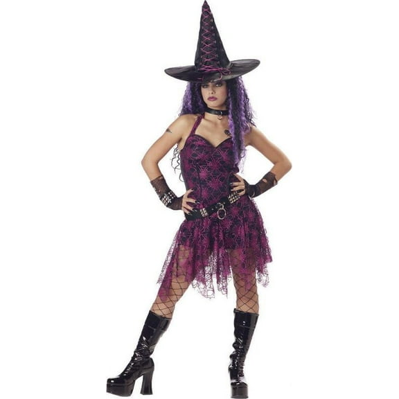 Goth Rockin' Witch Adult Costume - Small (6-8)