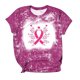 thumbnail image 1 of Fiudx Liquidación de Ahorros de Verano Camiseta Estampada Informal y de Moda para Mujer con Cuello Redondo y Top de Manga Corta, 1 of 4