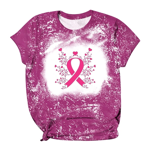 Fiudx Liquidación de Ahorros de Verano Camiseta Estampada Informal y de Moda para Mujer con Cuello Redondo y Top de Manga Corta