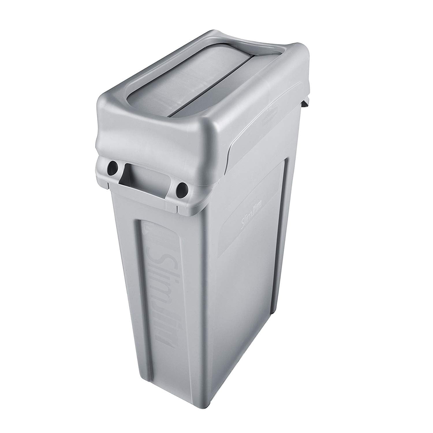 Rubbermaid Commercial 1 Gallon Swing Lid Garbage Can, Gray