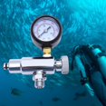 thumbnail image 1 of Herramientas de ajuste del regulador de buceo con manómetro, 2ª etapa, 300 PSI para buceo, equipos técnicos Soledad regulador de buceo, 1 of 10