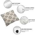 thumbnail image 6 of BANET Decorative Couch Throw Pillow Covers Embroidered Throw Pillow Case Set Cover for Sofa Living Room Pack of 2 12x12in, 6 of 7