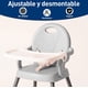 thumbnail image 3 of Silla Periquera Para Bebe Alta Plegable Portatil 3 En 1 Modelo  Gris, 3 of 4