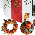 thumbnail image 1 of Kbndieu Mini Home Maple Wreath Festival Wreath Door Hanging Home Decor Home Decor, 1 of 9
