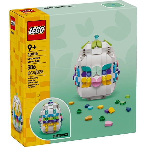Ensemble de construction LEGO Œuf de Pâques décoratif Cadeau pour le printemps 40816