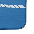 thumbnail image 2 of Simply Daisy 34" x 21" Plush Microfiber Blue Carrick Bend Bath Mat, 2 of 3
