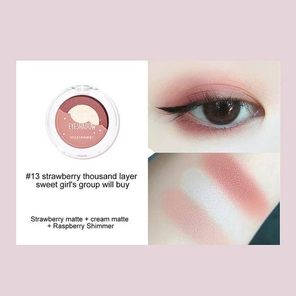 FcBaudy Eyeshadow, Gifts for Women WUXIANMEI Baking Color Matching Matte Pearl Glitter Eyeshadow Eyeshadow palette