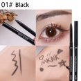 thumbnail image 4 of Delineador de ojos de secado rápido para mujer, lápiz de línea de Ojos de larga duración,, herramientas cosméticas, 6 colores, negro y marrón( 01 Black, 4 of 5