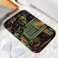 thumbnail image 6 of 1pc Frog Reading on Porch Absorbent Non-Slip Bathroom Thickened Flannel Rug Decor,Soft,Quick Drying,Suitable For Indoor/outdoor Use,Bathrooms,Bedrooms,Kitchens,Terrace,Laundry Rooms,16"x24", 6 of 9
