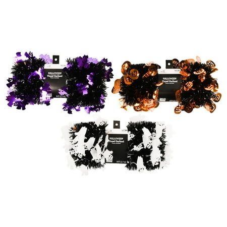 Youngcraft Halloween Garland, 9', Assorted