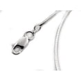 thumbnail image 2 of 16" Sterling Silver 1mm Round Omega Chain Wire Necklace, 2 of 2