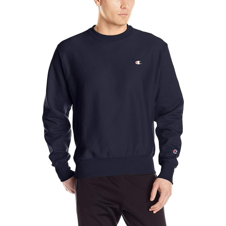 Champion LIFE Men's Reverse Weave Sweatshirt, Oxford Gray/CHAINSTITCH  Script, XX-Large