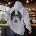 thumbnail image 2 of Mens Hoodies Mens Hoodies Pullover Winter Angel Print Casual Pullover Hoodie Lined Warm Soft Comfortable Streetwear Sweatshirt for Daily Wear, 2 of 4