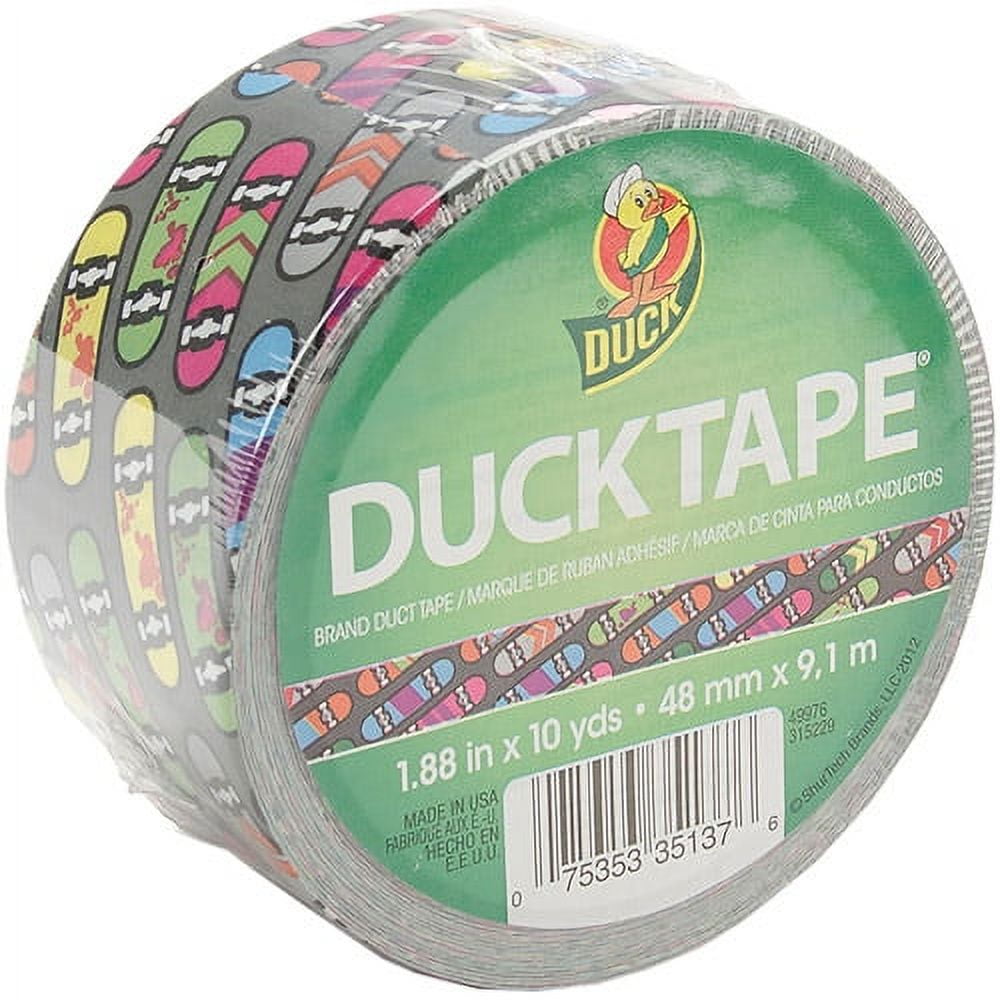  Duck Brand 280110 Printed Duct Tape, Zig-Zag Zebra, 1.88 Inches  x 10 Yards, Single Roll : Arts, Crafts & Sewing